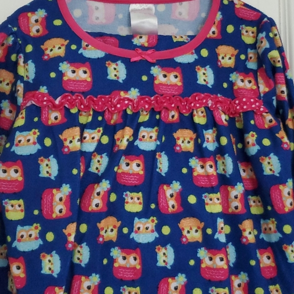 Flannel owl pajama set - Picture 2 of 2